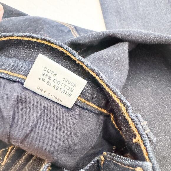 J. Brand Dark Wash Bootcut Flare Denim Jeans Indigo Size 26 - Picture 7 of 8